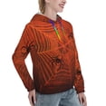 thumbnail image 6 of Kdxio Spider Web Print Womens Oversized Hoodies Sweatshirts Hooded Pullover Tops Sweaters Casual-Large, 6 of 7