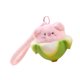thumbnail image 5 of Llavero con forma de animal para colgar, muñeco de peluche portátil, ideal para cumpleaños de mujer Rosa, 5 of 9
