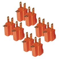 8Pack 3 to 2 Prong AC Power Outlet Grounding Adapter Tap Plug UL Listed Grounded