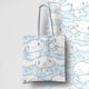 thumbnail image 1 of Bolso de lona Kawaii Sanrio Cinnamoroll para mujer, bolso de hombro pequeño y fresco, bolso de compras Simple para estudiantes, 1 of 3