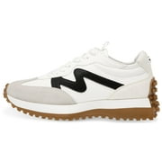 Steve Madden Campo sneakers for Women, Platform Casual shoes with Lace Up Closure and Synthetic Leather Low Top Design