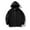 Black, variant on Girls' Boys' Lounge Hooded Sweatshirt Long Sleeve Solid Hoodies Jackets Zipped Casual Coats Spring Trendy Warm Top Black, 2-3Y
