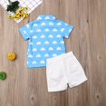 thumbnail image 4 of Kids Baby Boy Gentleman Elephant Tops Shorts Outfits Set Summer, 4 of 4