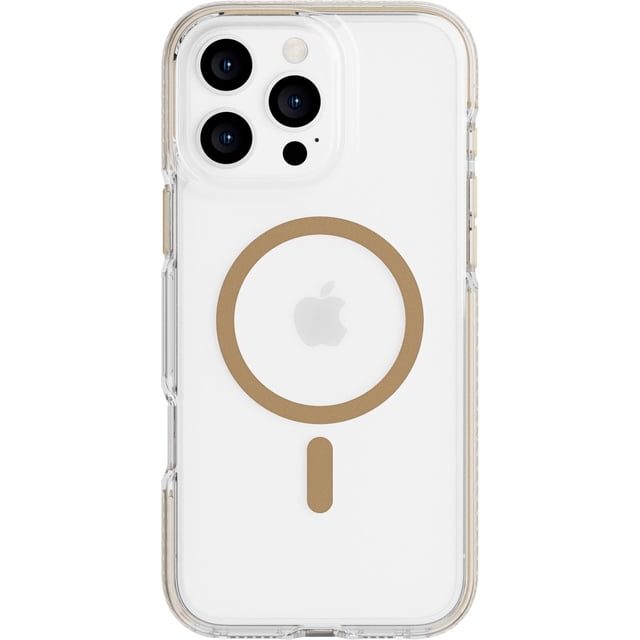 Funda de teléfono tech21 EvoCrystal para iPhone 16 Pro Max Gold