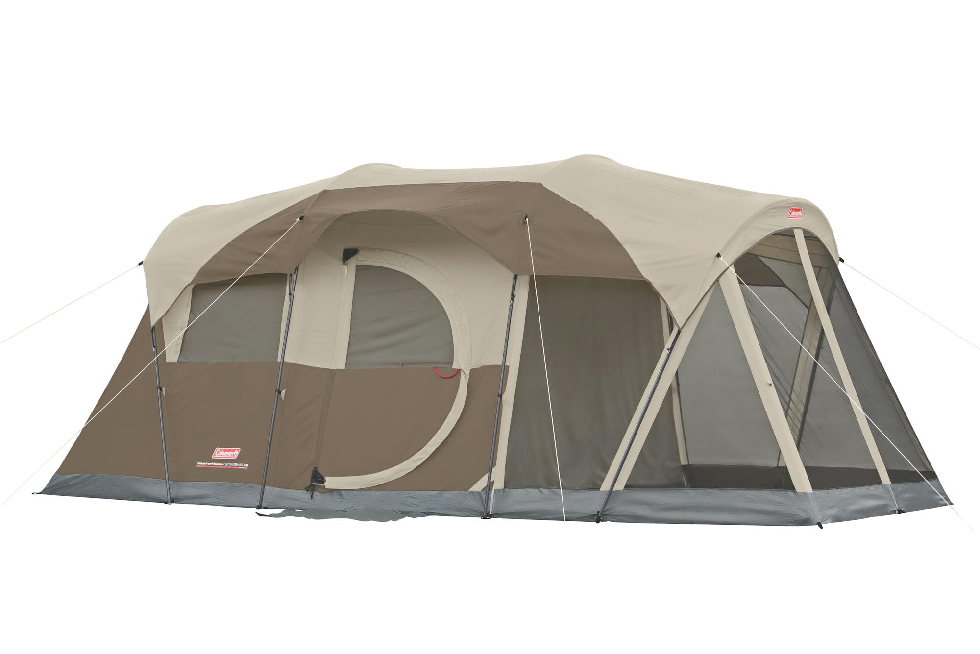 Coleman 6-Person Weathermaster Cabin Camping Tent with Screen