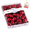 Red, variant on 42PCS Blue Christmas Ball Ornaments, Shatterproof Vintage Christmas Decorations, Multiple Hanging Balls Christmas Tree Ornaments for Xmas Tree, Holiday
