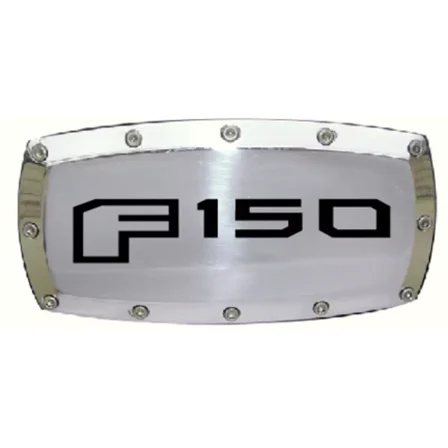 Ford F-150 Logo Polished-Billet Aluminum Tow Hitch Cover Plug Official Licensed