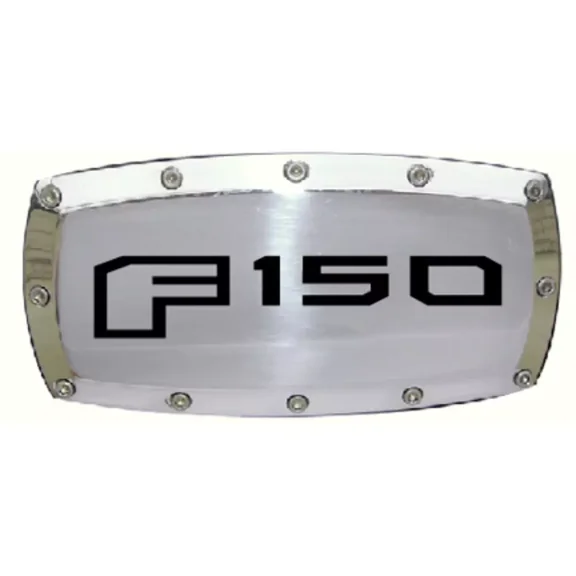 Ford F-150 Logo Polished-Billet Aluminum Tow Hitch Cover Plug Official Licensed