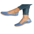 thumbnail image 1 of CNKOO Chaussures Plates pour Femmes à Enfiler Bout Rond Respirantes Largeur Grand Mocassins Confortables Taille 9, 1 of 2