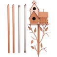 thumbnail image 4 of Garden Bird House with Pole Bird Feeders for Courtyard Patio, Style E, 4 of 5