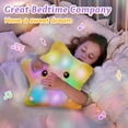thumbnail image 4 of BSTAOFY 13‘’ LED Musical Twinkle Star Light up Lullaby Glow Stuffed Animal Toys Soothe Kids Emotions Birthday Valentines Christmas Festival Gift for Toddlers, Yellow, 4 of 5