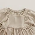 thumbnail image 6 of YunPes Baby Girl Summer Doll Shirt Bread Shorts Plain Color Simple Suit Wear At Home and Out for 0-18 Months, 6 of 9