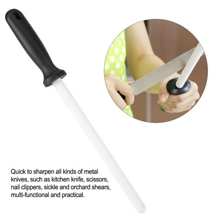 

Ceramic Sharpening Rod Sharpening Rods Hanging Hole Sharpening Stick For Sickle Orchard Shears For Kitchen Knife Scissors
