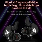 QKZ AK6 Universal 3.5mm HiFi Sport Headphones In Ear Earphone for Running with Microphone Headset Music Earbuds