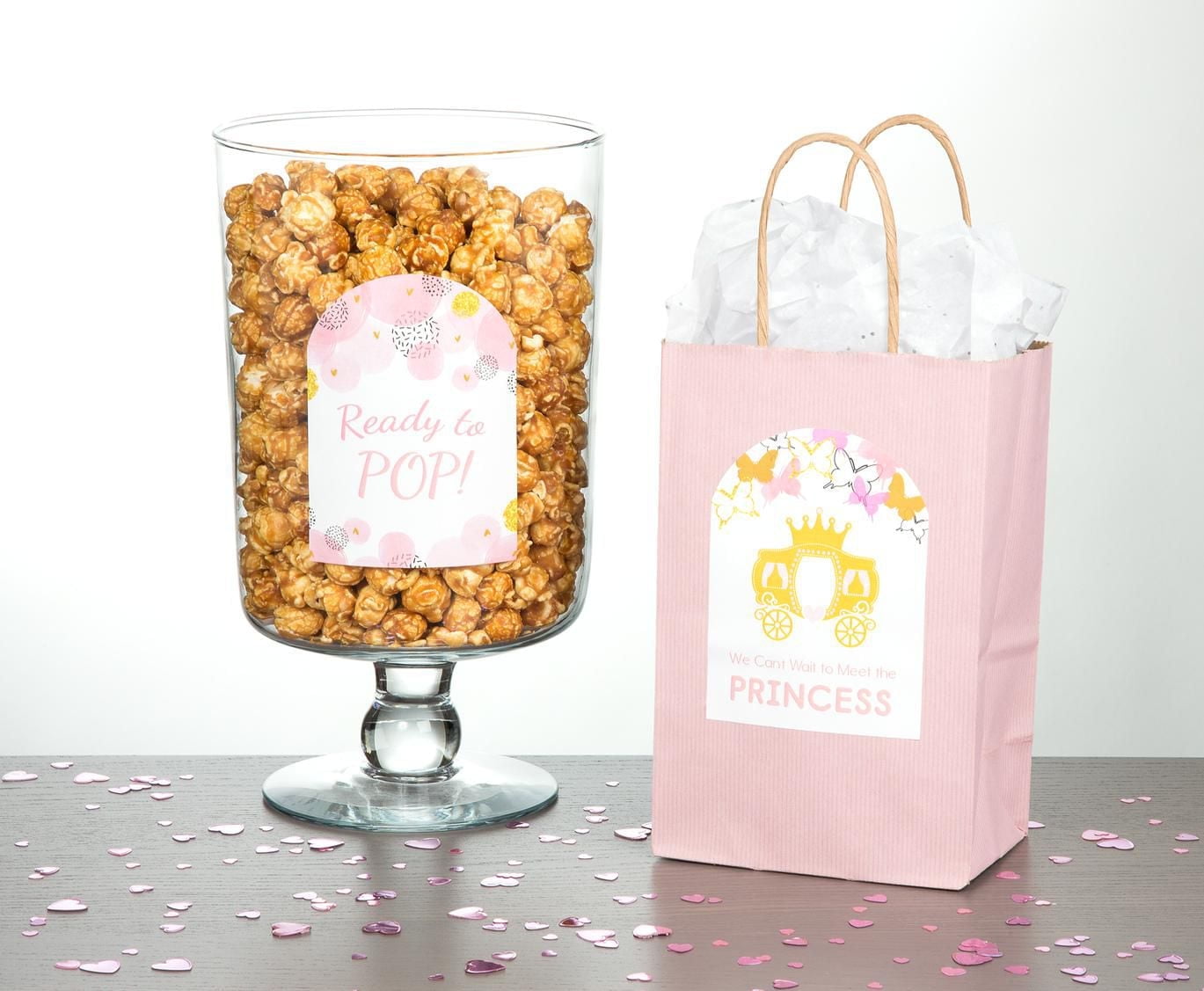 Avery White Arched Wine Bottle Labels, 4¾" x 3½",  for Laser and Inkjet Printers - 22811