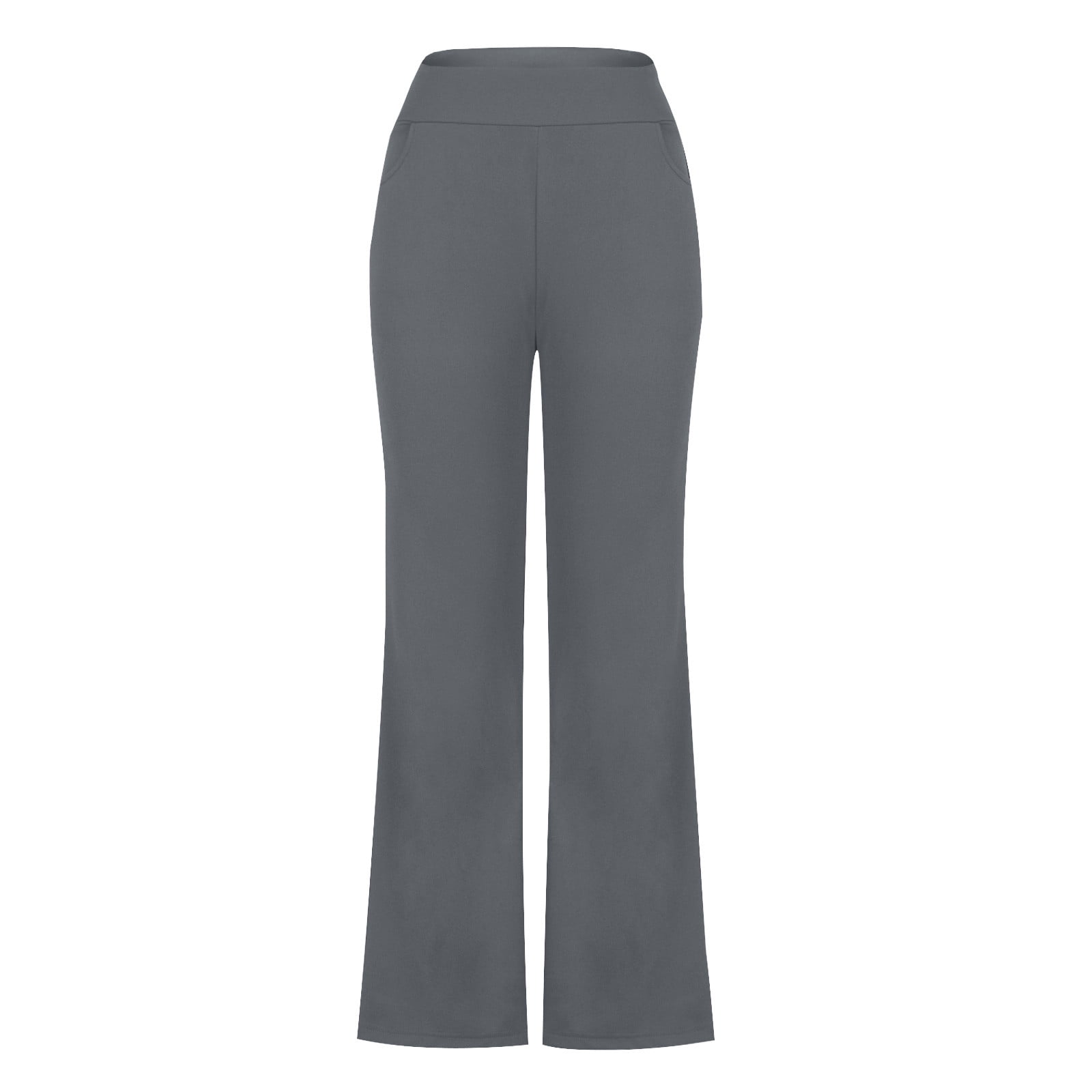 Women's Dress Pants High Rise Flare Pants Pull On Stretchy Work Pants  Business Office Casual Slacks with Pockets - Walmart.com