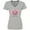 AC-Heather Grey, variant on Doodle Mom Women's V-Neck T-Shirt
