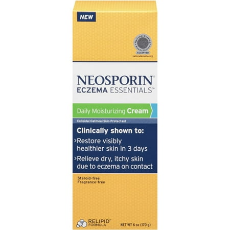 Neosporin Eczema Essentials Daily Moisturizing Cream, 6 oz
