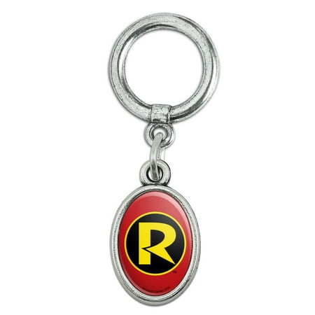 Batman Robin Logo Shoe Sneaker Shoelace Oval Charm Jewelry