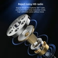 thumbnail image 4 of Wireless Lavalier Microphone Intelligent Noise Reduction Hd Audio Video Recording Mini Collar Clip Mic Gold, 4 of 5
