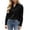 Black, variant on Tqcoqu Women's Collared Long Sleeve Solid Blouse Loose Casual Shirt with Heart Decorative Buttons