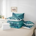 thumbnail image 4 of YST Swimming Pool 7-Piece Comforter Set, Blue, Underwater View, Queen, 4 of 4