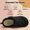 thumbnail image 5 of Barerun Diabetic Edema Swollen Slippers for Women & Men with Rubber Sole, 5 of 7