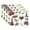 B316, variant on Ryvnso Placemats Set of 4 Wine Grapes Leaves Dining Mats Heat-Resistant Non-Slip Washable Table Mat