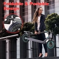 thumbnail image 3 of Electric Scooter Long-Range Portable Commuting Scooter - 350W Motor 8.5" Solid Tires, up to 19MPH and 20Miles, 3 of 7