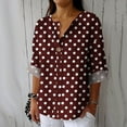 thumbnail image 2 of Women's Fall Blouses for Work Womens Shirts 3/4 Sleeve T Shirts Womens Blouses Fall 2026 My Items, 2 of 5