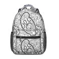 thumbnail image 1 of Decorative Paisley Print School Backpack - Waterproof & Breathable Bookbag with Adjustable Straps, 1 of 6