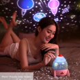 thumbnail image 3 of Bewildely Rocket Projector Rotary recargable USB Bluetooth 5.0 Colorido ajustable Rocket Night Light con seis juegos de paneles de luz Iluminación navideña Bewildely HA024851-00, 3 of 6