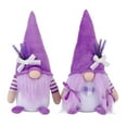 thumbnail image 2 of 2PCS Spring Gnome Decor Lavender Gnomes Decorations for Home Swedish Gnome Gifts for Women Handmade Purple Kitchen Decor Spring Summer Tier Tray Decor, 2 of 9