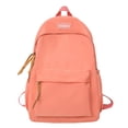 thumbnail image 1 of Nylon Fashion Backpack Casual Candy Color Solid Color Shopper Bag (Green), 1 of 5