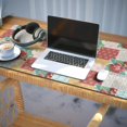thumbnail image 3 of Long Mouse Pads for Desk,Pioneer Flower Floral Print Pattern Desk Mats on Top Of Desks, Desk Mouse Pad Extra Large with 3mm Non-Slip Base and Stitched Edge for Gaming,Office,Work,Home 35.4"x15.7", 3 of 6