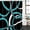 Turquoise, variant on Polyester Fabric Red Geometric Shower Curtain, Vintage Abstract Stripes Aesthetic Art Waterproof Bathtub Curtain Bathroom Decor Set with Hooks 54 x 78 Inches