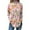 Multicolor, variant on TQWQT Turtle Necks Tops for Women Long Sleeve Floral Curved Hem Graphic Tee Mockneck Loose Fit T-Shirts Plus Size Fall Shirts Yellow S
