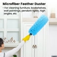 thumbnail image 5 of Active Mind Ltd 3.8-12FT Telescoping Cleaning Pole Kit, Heavy Duty Squeegee & Cobweb Duster for Gutters, Ceiling Fans, Wall Corners - Adjustable Gutter & Pool Maintenance Tool, 5 of 9