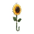 thumbnail image 1 of Metal Sunflower Wall Hook Keys Aprons Coat Hangers Wall Art Decor, 1 of 6