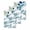 Blue, variant on Green Blue Leaves Kitchen Dish Towels for Drying Dishes Set of 2, Summer Botanical Farmhouse Watercolor Leaf Waffle Weave Microfiber Hand Tea Bathroom Towels Quick Dry & Absorbent Towel 15.7x23.6