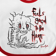thumbnail image 4 of Inktastic Feels Good Boys or Girls Baby Bib, 4 of 4