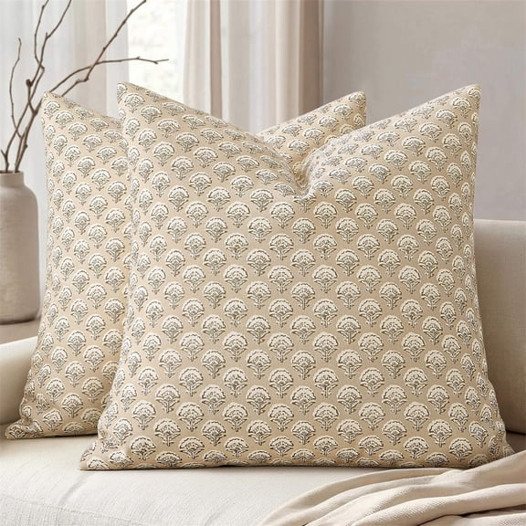 Pillows for Couch, Floral Pillowcase Unisex Retros Sofa Cushion Bohemian Print Farmhouses Decorative Pillow