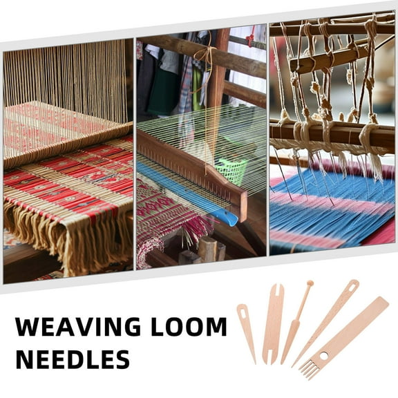 HONMEET Wooden Weaving Set for Beginners with Travel Case and Accessories for Easy and Portable Weaving Craft