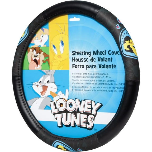 Tweety Bird Car Steering Wheel Cover - Durable and Comfortable Car Wheel Cover with Tweety Bird Graphics - A Fun and Functional Addition to Your Vehicle's Interior!