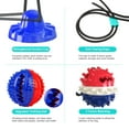 thumbnail image 4 of Dog Chew Toys, Dog Chew Suction Cup Tug of War Toy, Interactive Dog Toys for Small Medium Dog, Pet Aggressive Chewers Bite Interactive Squeaky Ball Toys, 4 of 9