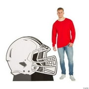 Football Helmet Stand-Up, Birthday, Party Decor, 1 Piece