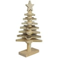 thumbnail image 4 of Northlight Star Cut-Outs Wooden Tree Christmas Decoration - 16", 4 of 6