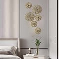 thumbnail image 4 of NAMZI 2pcs Metal Wall Art Decor for Living Room, Home Decor Living Room Wall Decor, Silhouette Wall Art(Golden), 4 of 5
