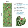 thumbnail image 2 of Red Mushroom Frog Green Pattern Hot Yoga Mat Towel Non Slip for Hot Yoga - Quick-Drying Yoga Mat Cover with 4 Corner Pockets with Travel Bag - Hot Yoga Towel Non Slip 70"x26", 2 of 6