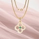 thumbnail image 2 of Collar TIMESQUARE Trébol Oro Amarillo 14K Diamante y Esmeralda B5005YDM, 2 of 2